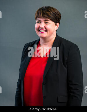 Ruth Davidson, conservatore scozzese & unionista leader di partito, Scotland, Regno Unito Foto Stock