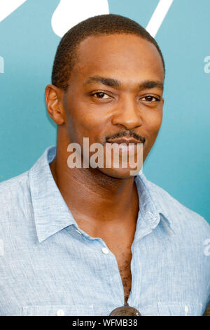 Venezia, Italien. Il 30 agosto, 2019. Anthony Mackie al photocall a 'Seberg' presso la Biennale di Venezia 2019/76th Venice International Film Festival presso il Palazzo del Casinò. Venezia, 30.08.2019 | Utilizzo di credito in tutto il mondo: dpa/Alamy Live News Foto Stock