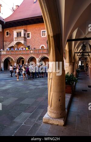 Polonia, Voïvodie Piccola Polonia, Cracovia, Stare Miasto distretto, Sito del Patrimonio Mondiale, Città Vecchia, Collegium Maius Foto Stock