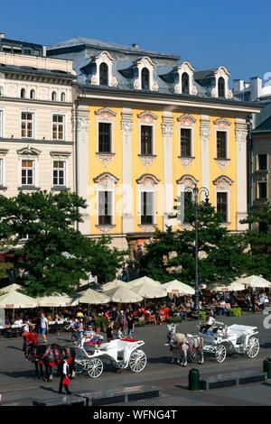 Polonia, Voïvodie Piccola Polonia, Cracovia, Stare Miasto distretto, Sito del Patrimonio Mondiale, Città Vecchia, Foto Stock