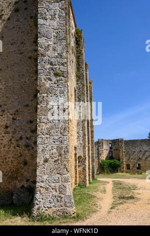 Francia, Yvelines, Haute Vallée de Chevreuse parco naturale regionale, Chevreuse, Château de la Madeleine, dungeon Foto Stock