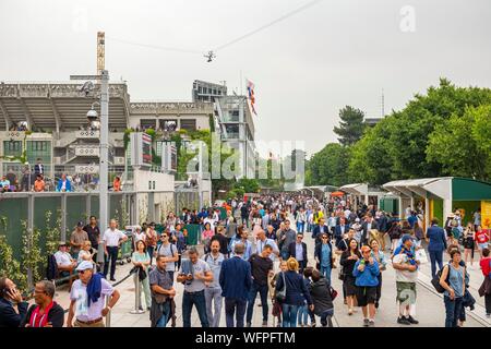 Francia, Parigi, Roland Garros Foto Stock