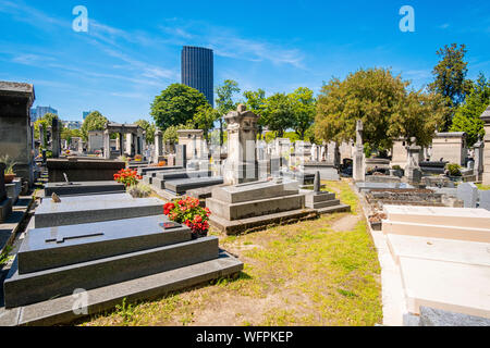 Francia, Parigi, cimitero di Montparnasse Foto Stock