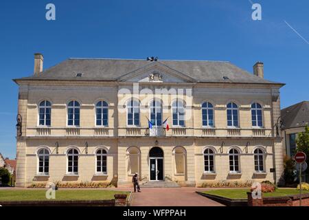 Francia, Pas de Calais, Montreuil sur Mer, municipio Foto Stock