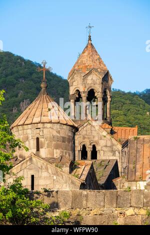 Armenia, regione di Lorri, Debed valley, frazioni di Alaverdi, Haghpat monastero fondato tra il X e il XIII secolo, un sito Patrimonio Mondiale dell'UNESCO Foto Stock