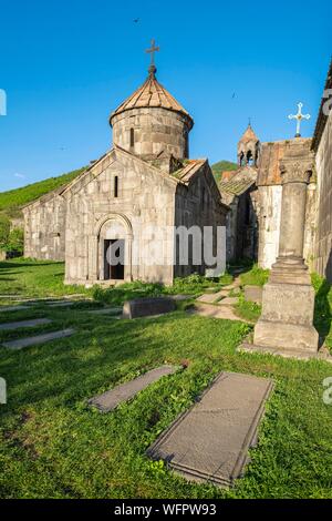 Armenia, regione di Lorri, Debed valley, frazioni di Alaverdi, Haghpat monastero fondato tra il X e il XIII secolo, un sito Patrimonio Mondiale dell'UNESCO Foto Stock