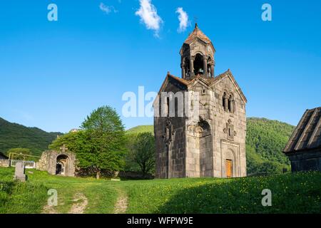 Armenia, regione di Lorri, Debed valley, frazioni di Alaverdi, Haghpat monastero fondato tra il X e il XIII secolo, un sito Patrimonio Mondiale dell'UNESCO Foto Stock