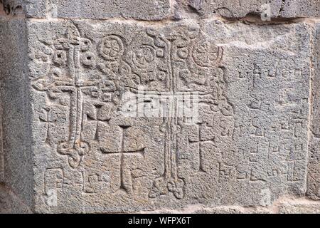 Armenia, regione di Syunik, IX secolo monastero di Tatev Foto Stock