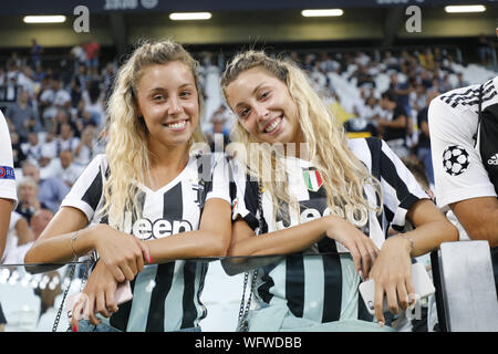 Torino, Italia. 31 Ago, 2019. durante il campionato italiano di una partita di calcio Juventus vs SSC Napoli il 31 agosto 2019 presso la Juventus stadium di Torino. Credito: Fabio Sasso/ZUMA filo/Alamy Live News Foto Stock