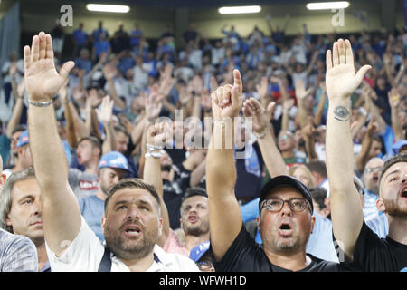 Torino, Italia. 31 Ago, 2019. durante il campionato italiano di una partita di calcio Juventus vs SSC Napoli il 31 agosto 2019 presso la Juventus stadium di Torino. Credito: Fabio Sasso/ZUMA filo/Alamy Live News Foto Stock