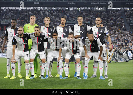 Torino, Italia. 31 Ago, 2019. durante il campionato italiano di una partita di calcio Juventus vs SSC Napoli il 31 agosto 2019 presso la Juventus stadium di Torino. Credito: Fabio Sasso/ZUMA filo/Alamy Live News Foto Stock