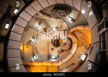 Skylab modulo di comando presso la NASA Johnson Space Center Houston, Texas Foto Stock