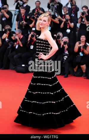 Venezia, Italia. 31 Agosto, 2019. L'attrice Cate Blanchett pone sul tappeto rosso per la premiere del film "Jolly" durante la 76th Venice International Film Festival di Venezia, Italia, 31 Agosto, 2019. Credito: Zhang Cheng/Xinhua/Alamy Live News Foto Stock