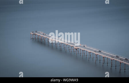 Saltburn Pier a Cambs, Regno Unito Foto Stock