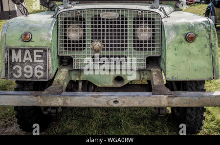 Parte anteriore del Land Rover Serie 1 auto d'epoca Foto Stock