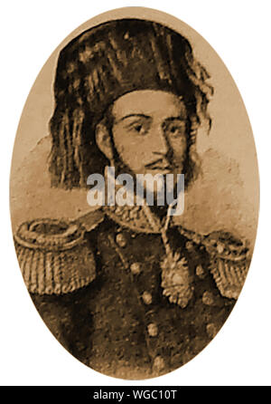 Ritratto del sultano Abd Ul-Mejid aka Abdulmejid , Abdülmecid e varie ortografie (1823-1861). 31 sultano dell'Impero Ottomano Foto Stock