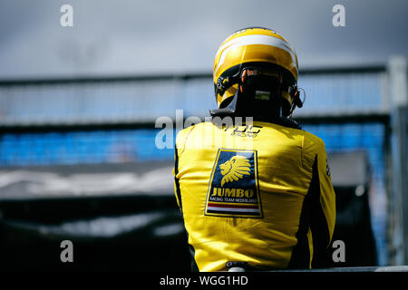 Towcester, Northamptonshire, Regno Unito. 1 settembre 2019. Racing Team Nederland (NLD) driver durante il 2019 FIA 4 Ore di Silverstone World Endurance Championship sul circuito di Silverstone. Foto di gergo Toth / Alamy Live News Foto Stock