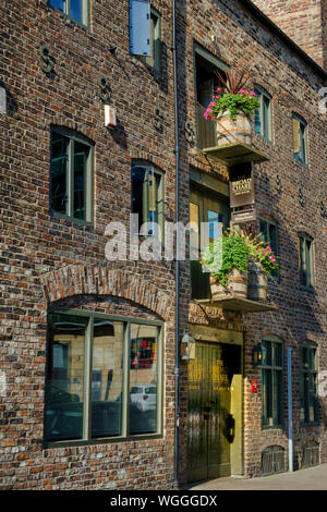 Il Broad Chare pub e ristorante nei pressi del molo a Newcastle upon Tyne Foto Stock