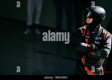 Towcester, Northamptonshire, Regno Unito. 1 settembre 2019. Jota (GBR) membro del team durante il 2019 FIA 4 Ore di Silverstone World Endurance Championship sul circuito di Silverstone. Foto di gergo Toth / Alamy Live News Foto Stock