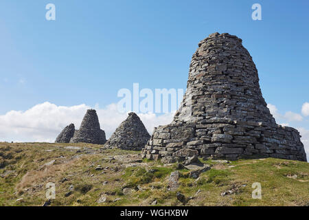 Nove Rigg standard è il vertice di Hartley è sceso nel Pennine colline di Engalnd sul confine tra la Cumbria e North Yorkshire, Kirkby Stephen, Foto Stock