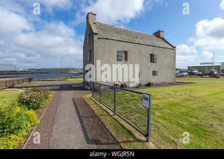 Shetland museo tessile, Lerwick, Continentale, Shetland, Scotland, Regno Unito Foto Stock