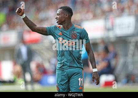 1 settembre 2019 Rotterdam, Paesi Bassi Calcio Olandese Eredivisie Sparta Rotterdam contro Ajax Amsterdam 01-09-2019: Voetbal: Sparta Rotterdam contro Ajax: Rotterdam L-R: Quincy Promes di Ajax Foto Stock