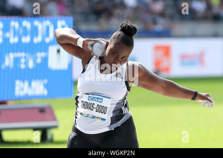 Berlino, Germania 01. Settembre 2019: ISTAF - Atletica - 2019 Danniel Thomas-Dodd (JAM) | utilizzo in tutto il mondo Foto Stock