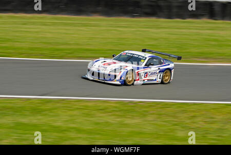 Auto 14, si brucia, Rob Boston Racing Foto Stock