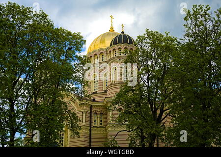 Natività di Cristo cattedrale, Riga, Lettonia Foto Stock