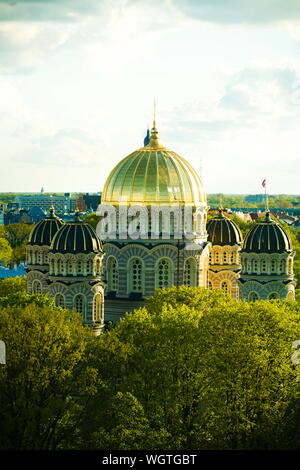 Natività di Cristo cattedrale, Riga, Lettonia Foto Stock