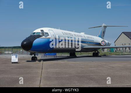 McDonnell Douglas VC-9C Vice aereo presidenziale presso Air Mobility Command Museum, Dover AFB, Dover, Delaware Foto Stock
