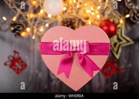 Felice Anno Nuovo e dono Consept Foto Stock