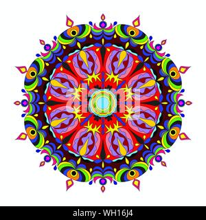 I mandala collezione. Vintage elementi decorativi Illustrazione Vettoriale