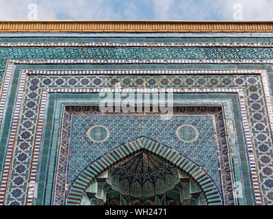 Kutlug Oko Mausoleo, Shah-i-Zinda (Shohizinda) necropoli, Samarcanda, Uzbekistan Foto Stock