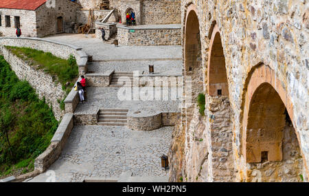 Trabzon/Turchia- Agosto 08 2019: Sumela monastero greco monastero ortodosso di Sumela fu fondata nel IV secolo. Foto Stock