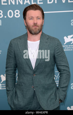 Venezia, Italia. 02Sep, 2019. 76° Festival del Cinema di Venezia 2019, Photocall film "Il re". Nella foto: Joel Edgerton Credit: Indipendente Agenzia fotografica/Alamy Live News Foto Stock