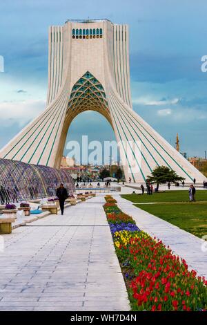 Torre Azadi, Teheran, Iran Foto Stock