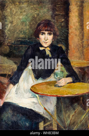 Henri de Toulouse Lautrec, ritratto dipinto, una bastiglia, (Jeanne Wenz), 1888 Foto Stock