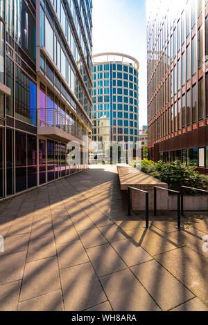 Edifici moderni in Hafencity di Amburgo, Germania Foto Stock