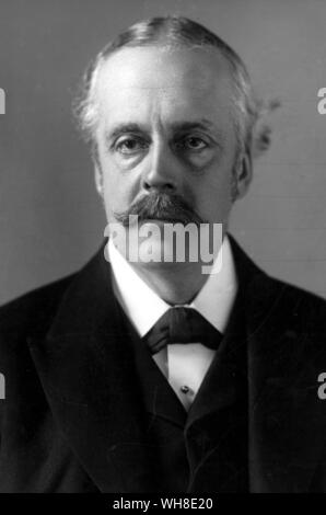 Lord Arthur James Balfour (1848-1930). Scottish statista e filosofo. Foto Stock