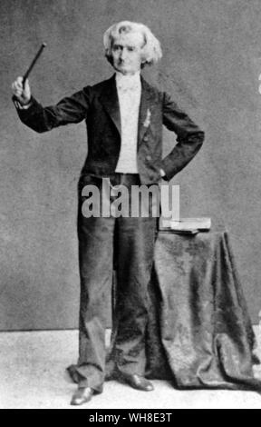 Berlioz posa per la telecamera 1867. Louis Hector Berlioz (1803-1869) era un francese compositore romantico. Ciaicovskij di John Warrack pagina 51. Foto Stock