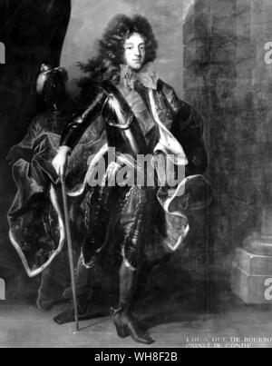 Louis III de Bourbon, (1668-1710), M. Le Duc. Scuola di Rigard. Nel 1685, Luigi sposato Louise-Françoise de Bourbon, Mademoiselle de Nantes (1673-1743), una figlia illegittima di re Luigi XIV di Francia. Il Re Sole da Nancy Mitford, pagina 133. Foto Stock