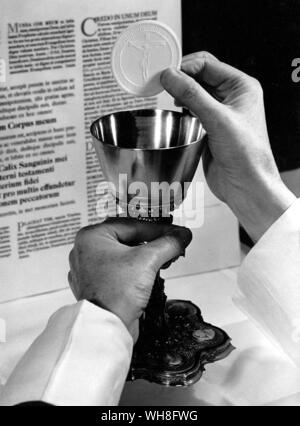 Pane e vino Foto Stock