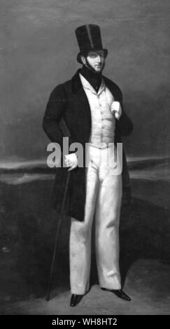 Lord Henry Seymour (1805-1859) era il secondo figlio del secondo Marchese di Hertford. Egli era nato a Parigi, sua madre essendo il francese ha adottato la figlia del celebre wit George Selwyn. Egli ha vissuto tutta la sua vita. Egli non si sposò mai, che in vista del suo amore di greggio scherzi è stato fortunato. La sua sarà inclusa una sostanziale lasciti a quattro cavalli preferiti, che non sono mai state per essere cavalcato nuovamente. il resto della sua enorme fortuna è andato a vari ospedali di Parigi. Dalla storia delle corse di cavalli da Roger Longrigg, pagina 176. Foto Stock