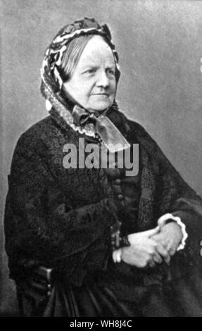 Emma Darwin (1808-1896) la moglie del naturalista britannico Charles Darwin. Da Darwin e la Beagle da Alan Moorhead, pagina 268. Foto Stock