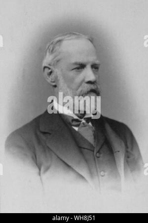 Sir George Howard Darwin, F.R.S. (1845-1912) è stato un astronomo britannico e matematico, il secondo figlio e quinto figlio di Charles e Emma Darwin. Da Darwin e la Beagle da Alan Moorhead, pagina 268. . . . . Ha studiato le forze di marea che coinvolgono il sole, la luna, e terra.. . Ha vinto la medaglia d'Oro della Royal Astronomical Society nel 1892, e più tardi anche servito come presidente di tale organizzazione.. . Darwin ha sposato Martha (Maud) du Puy di Philadelphia. Hanno avuto due figli (cfr. Charles Galton Darwin), e le sue due figlie (vedere Gwen Raverat).. . Foto Stock