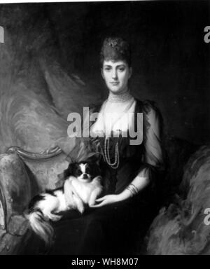 Alexandra della Danimarca regina a Edward VII nato 1844 sposato morì 1863 1925 Foto Stock