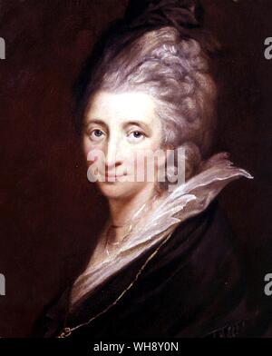 La signora Thrale (Hester Lynch Salusbury) Welsh scrittore olio 1741-1821 da Robert Pino di bordo 1771 Foto Stock