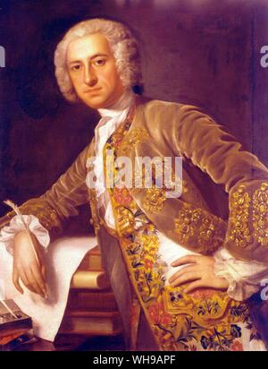 David Garrick 1717-1779 attore inglese e Teatro Manager Foto Stock