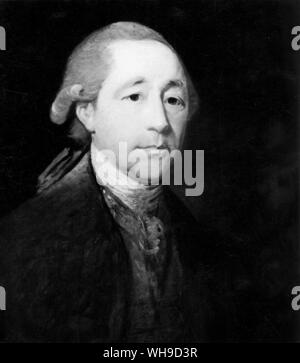 Matthew Boulton (1728-1809), fabbrica inglese proprietario che ha contribuito a finanziare James Watt lo sviluppo del motore a vapore. Foto Stock